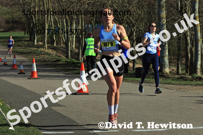 Senior Womens 2026 NECAA Royal Signals Road Relays, Hetton Lyons Country Park, Hetton le Hole. Photo: David T. Hewitson/Sports for All Pics